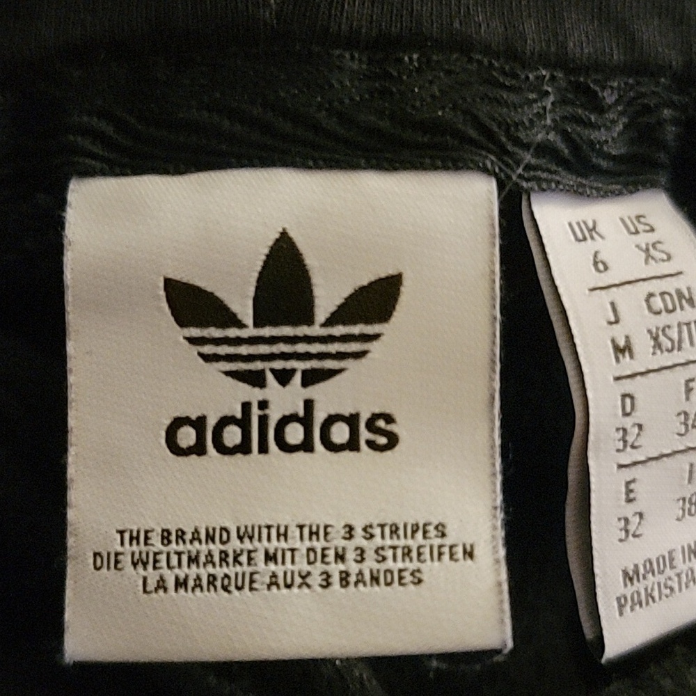 Adidas Women's Black and White Trefoil Hoodie Size XS - Picture 4 of 7